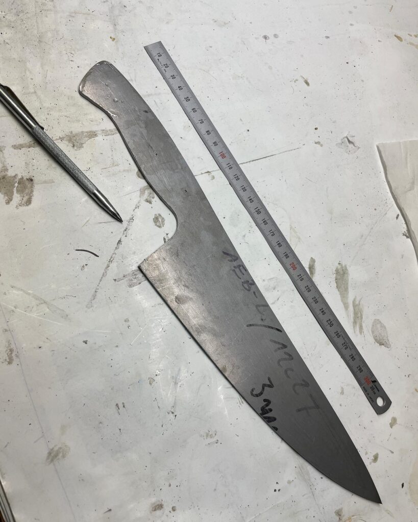 Messerrohling aus Stahl